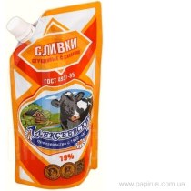 Сливки сгущенные Заречье с сахаром 19%