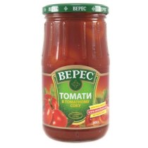 Томаты Верес в томатном соке, 800г