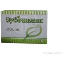 Зубочистки 6,5 см 500шт DR-12 1шт