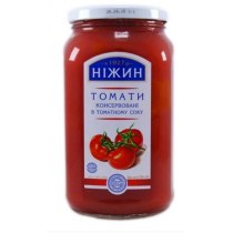 Томаты Ніжин консервированные в собственном соке, 920г