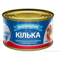Килька Аквамарин неразобранная в томатном соусе