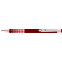 Ручка кулькова металева Optima Shiny, червона