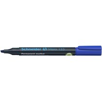 Маркер перманентный (спиртовой) SCHNEIDER MAXX 133 1-4 мм, синий