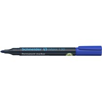 Маркер перманентный (спиртовой) SCHNEIDER MAXX 130 2-3 мм, синий