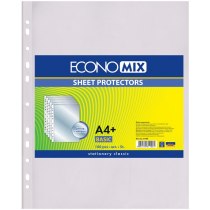 Файл для документов А4 + Economix, 30 мкм, фактура "глянец" (100 шт / уп)