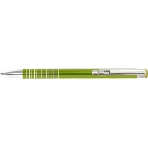 Ручка кулькова металева Optima Shiny, зелена