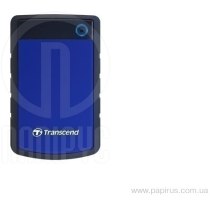 Жорсткий диск HDD TRANSCEND TS1TSJ25H3B 1TB H3 USB 3.0 Blue