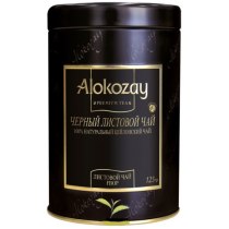 Чай Alokozay Tea 125 г черный среднелистовой в жестяной банке