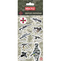 Наліпки полімерні пласкі «Military», 10*18 см