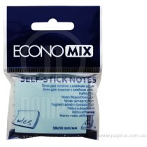 Стикеры Economix, 38х50, синие, 100л.