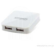 Концентратор CROWN USB HUB CMCR-009 колір білий