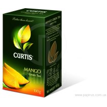 Чай CURTIS Манго Грін Ті 100 г зелений, китайський, байховий, листовий, зі смаком манго