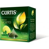 Чай CURTIS Фреш Мохіто 20 шт х 1,7 г зелений китайський листови, аромат м'яти