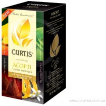 Чай CURTIS 24 шт набор чая Ассорти 4 вида по 6 пакетов каждого, классический зеленый