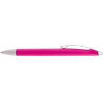 Ручка кулькова OPTIMA PROMO BORDEAUX. Корпус рожевий, пише синім.