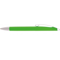 Ручка кулькова OPTIMA PROMO BORDEAUX. Корпус зелений, пише синім.