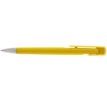 Ручка кулькова Optima promo SYDNEY. Корпус жовтий, пише синім