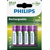 Аккумулятор PHILIPS AA 2100mAh 4шт. в упаковке