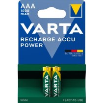 Акумулятор VARTA Rechargeable AAA 1000mAh 2шт. в упаковці, заряджені