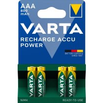 Акумулятор VARTA Rechargeable AAA 800mAh 4шт. в упаковці, заряджені