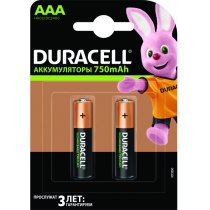 Акумулятор  DURACELL AAA 750 mAh 2шт в упаковці