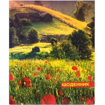 Щоденник шкільний, 165х210 мм, обкладинка - картон з поролоном, повнокольорова ламінована, кріплення