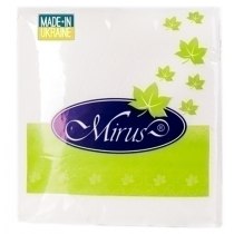 Серветки паперові Mirus, 2 шари, 33 х 33 см, 45 шт