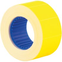 Этикетки-ценники Economix 26х16 мм желтые (500 шт./рул.), E21305-05