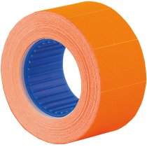 Етикетки-цінники Economix 26х16 мм помаранчеві (500 шт. / рул.), E21305-06