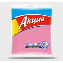 Купить Салфетка вискоза 10 шт Акция - ПАПИРУС