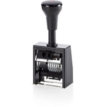 Нумератор автомат., REINER, пласт., 6-розряд., 4,5 мм, шрифт-block
