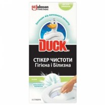 Стікер чистоти для унітазу з хлор-активними компонентами Лайм Туалетне каченя 50 г