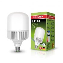 Лампа світодіодна надпотужна 40W E40 6500K, EUROLAMP