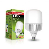 Лампа світодіодна надпотужна 50W E40 6500K, EUROLAMP