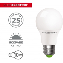 Лампа світодіодна серія "EE" A60 10W E27 4000К, EUROELECTRIC