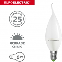 Лампа світодіодна серія "EE" CW 6W E14 4000K, EUROELECTRIC