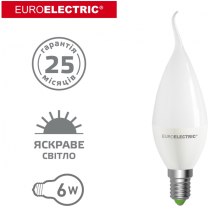 Лампа світодіодна серія "EE" CW 6W E14 4000K, EUROELECTRIC