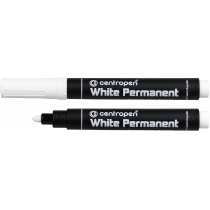 Маркер перманентний CENTROPEN «White Permanent» 8586 2,5 мм, білий