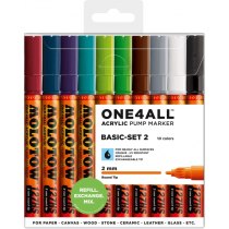 Набор акриловых маркеров ONE4ALL™ 127HS Basic-Set 2, 2 мм, 10 шт.