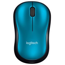 Мышь беспроводная LOGITECH M185 синий