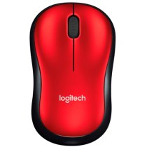 Миша бездротова LOGITECH M185 червоний