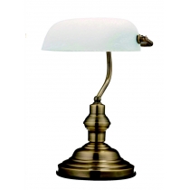 Лампа настільна (2492) Globo 60 Вт E27 латунь