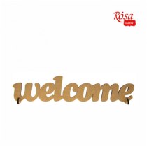 Заготовка напис „WELCOME“, МДФ, 45х12см, ROSA TALENT