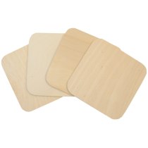 Набор подставок для чашек, фанера, 17х17см, 4шт., ROSA TALENT