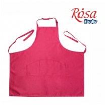 Фартук взрослый, 96 * 90см, бордо, грета, ROSA Studio