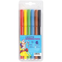 Фломастеры Centropen washable 7790, 6 шт.