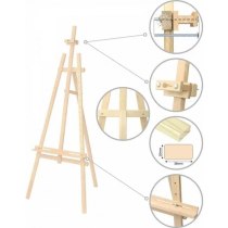 Мольберт стаціонарний, Ліра дитяча, сосна, 57*60*120см, макс. висота полотна 87см, ROSA TALENT