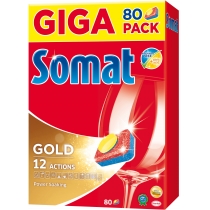 Таблетки для посудомийної машини Somat Gold 80 шт