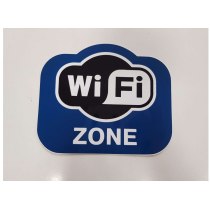 Знак вказівний "Зона Wi-Fi" (розмір 160х135 мм, самоклейка)