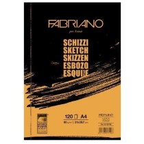 Склейка для ескізів Schizzi Sketch А4 (21*29,7см), 90 г/м2, 120 арк., Fabriano